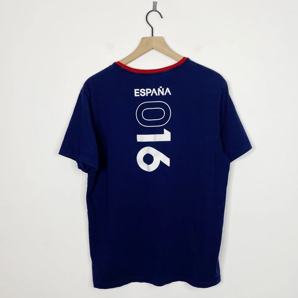 Polo Ralph Lauren Espana Red Big Pony Rugby Tee